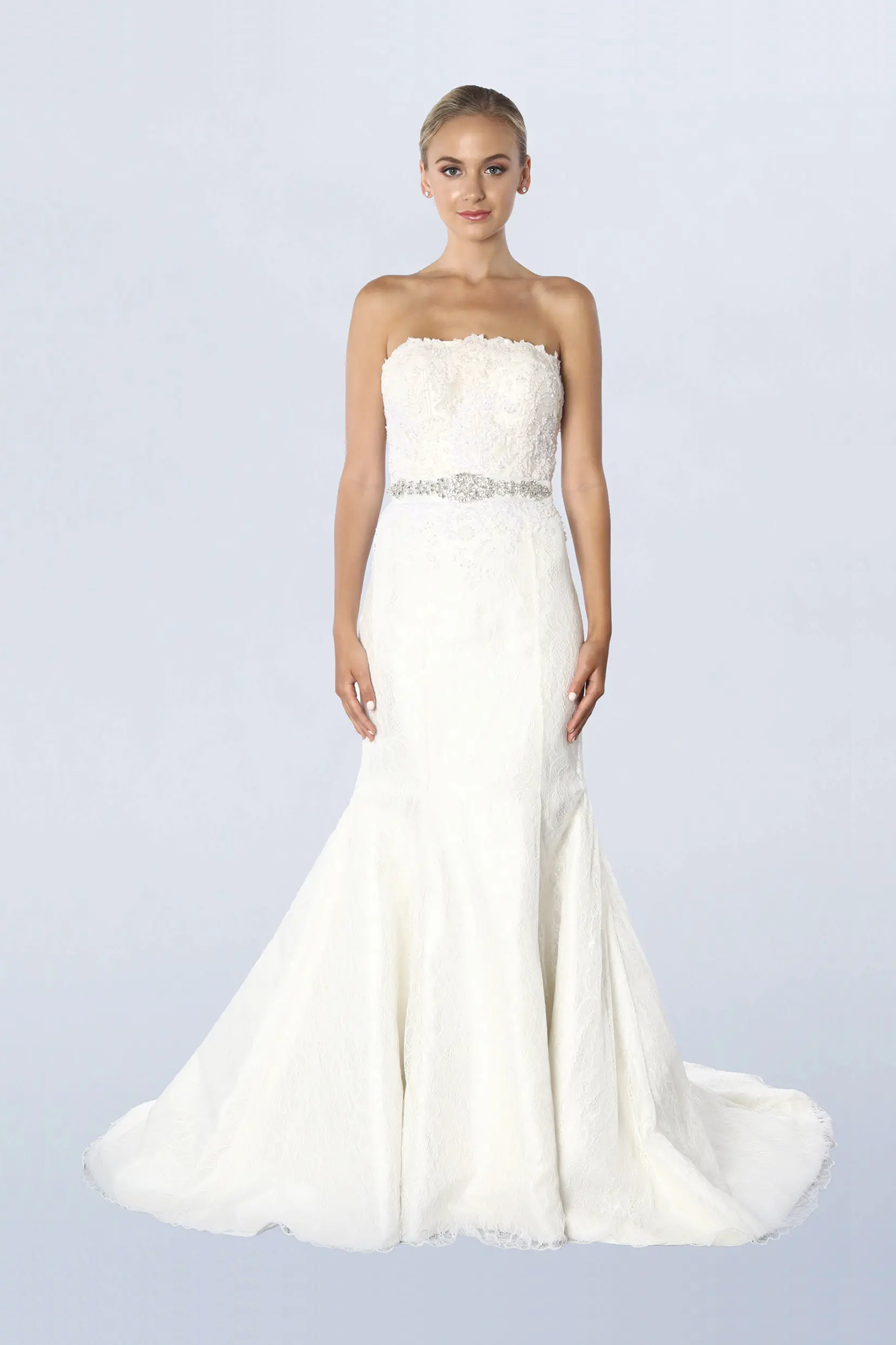 Off white lace gown