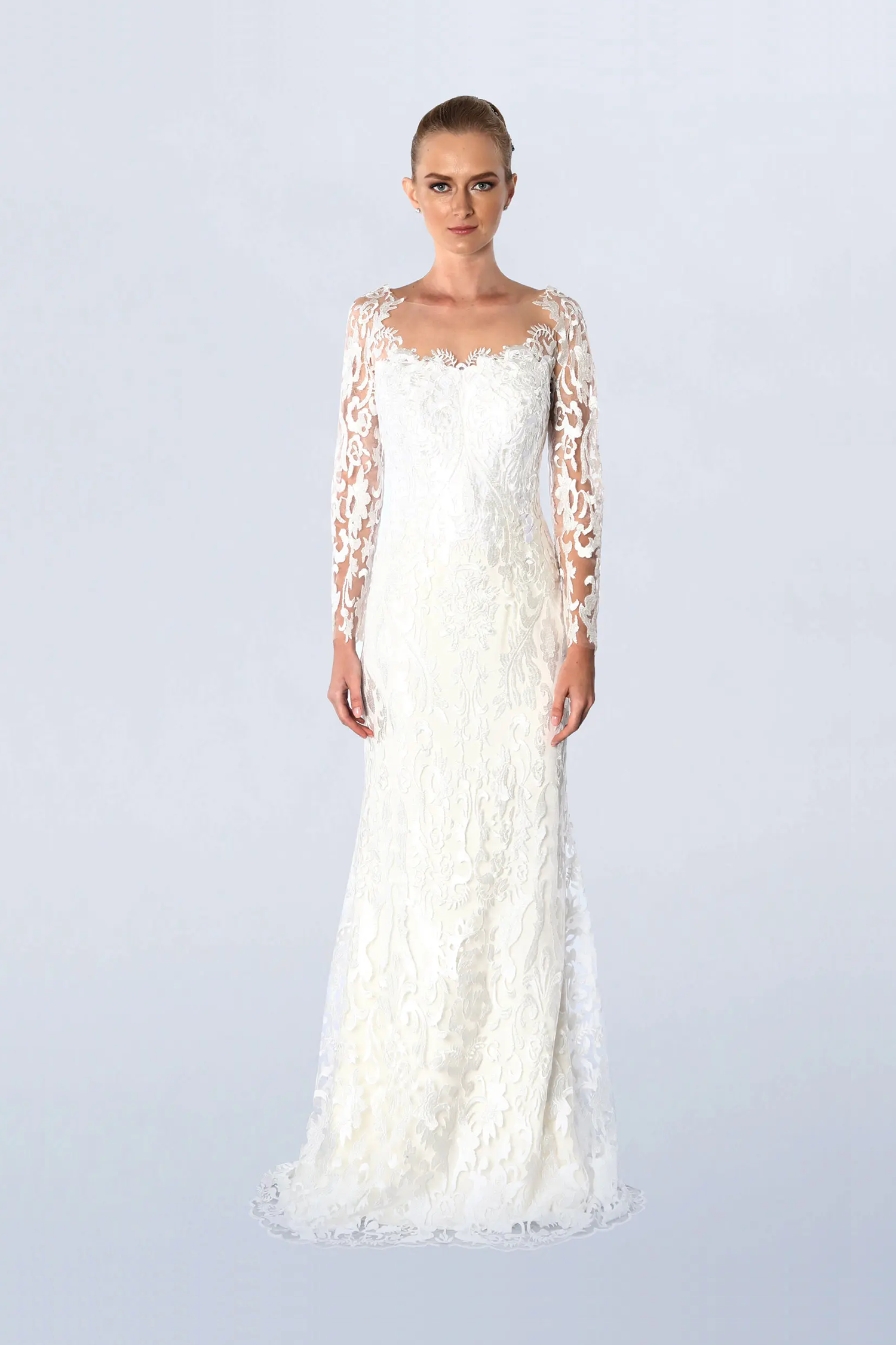 Off white lace gown