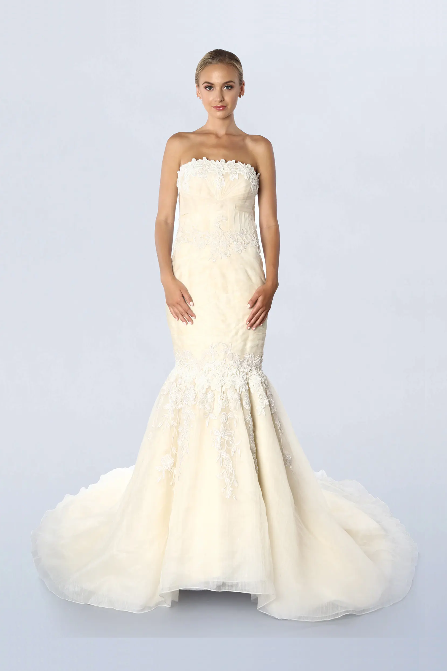 Ivory mermaid gown