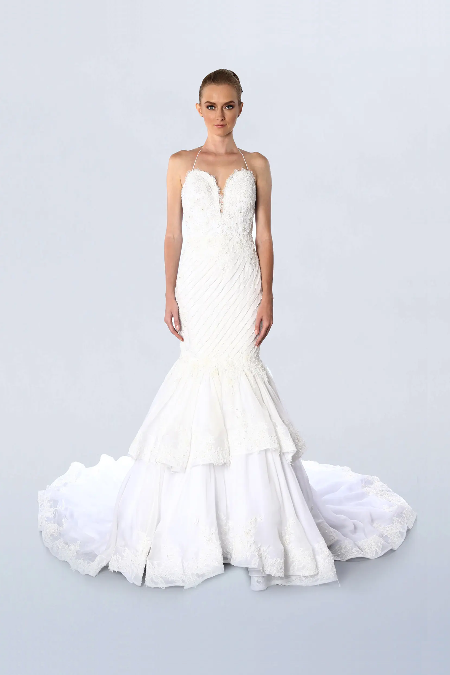 Off white mermaid gown