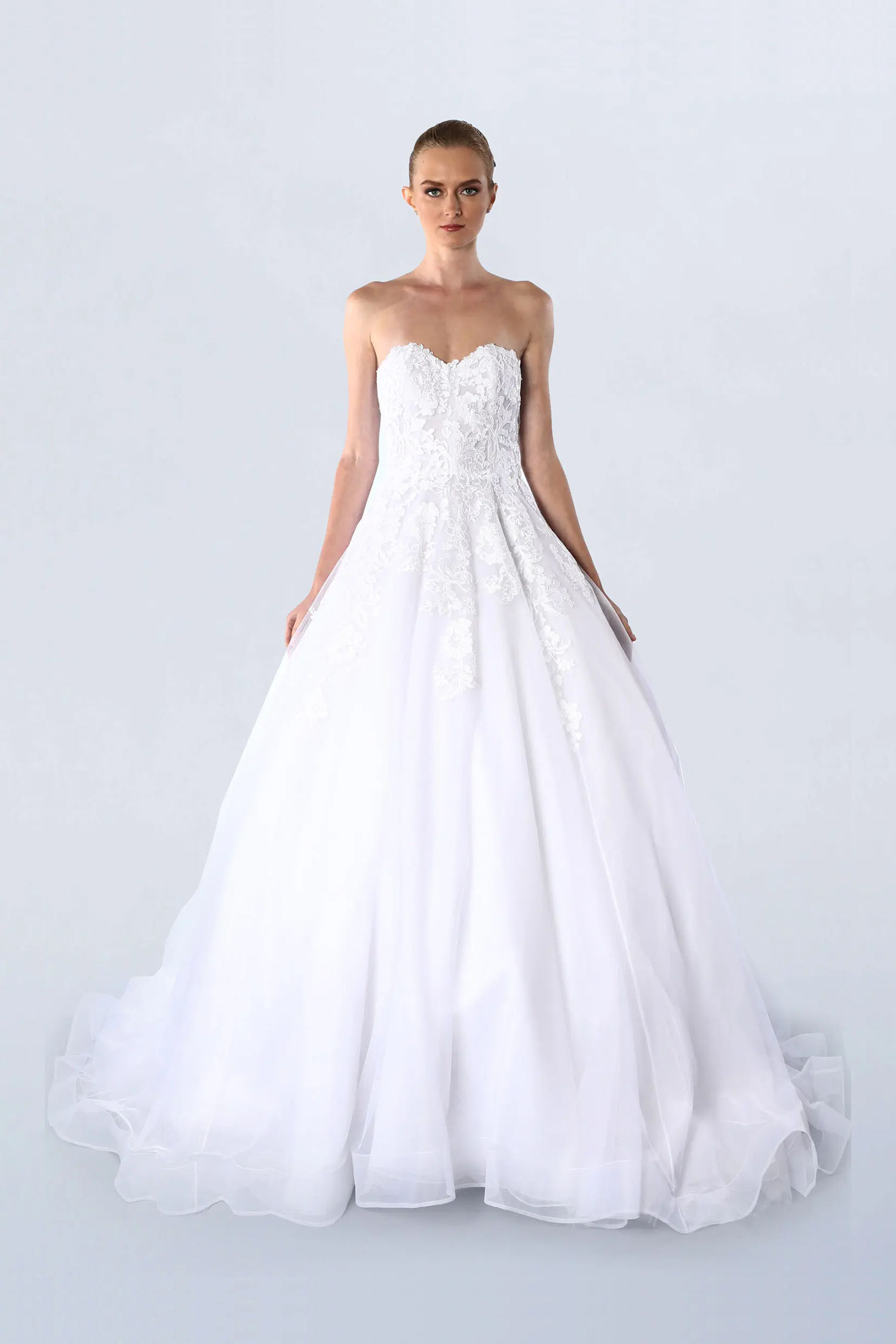 White ball gown