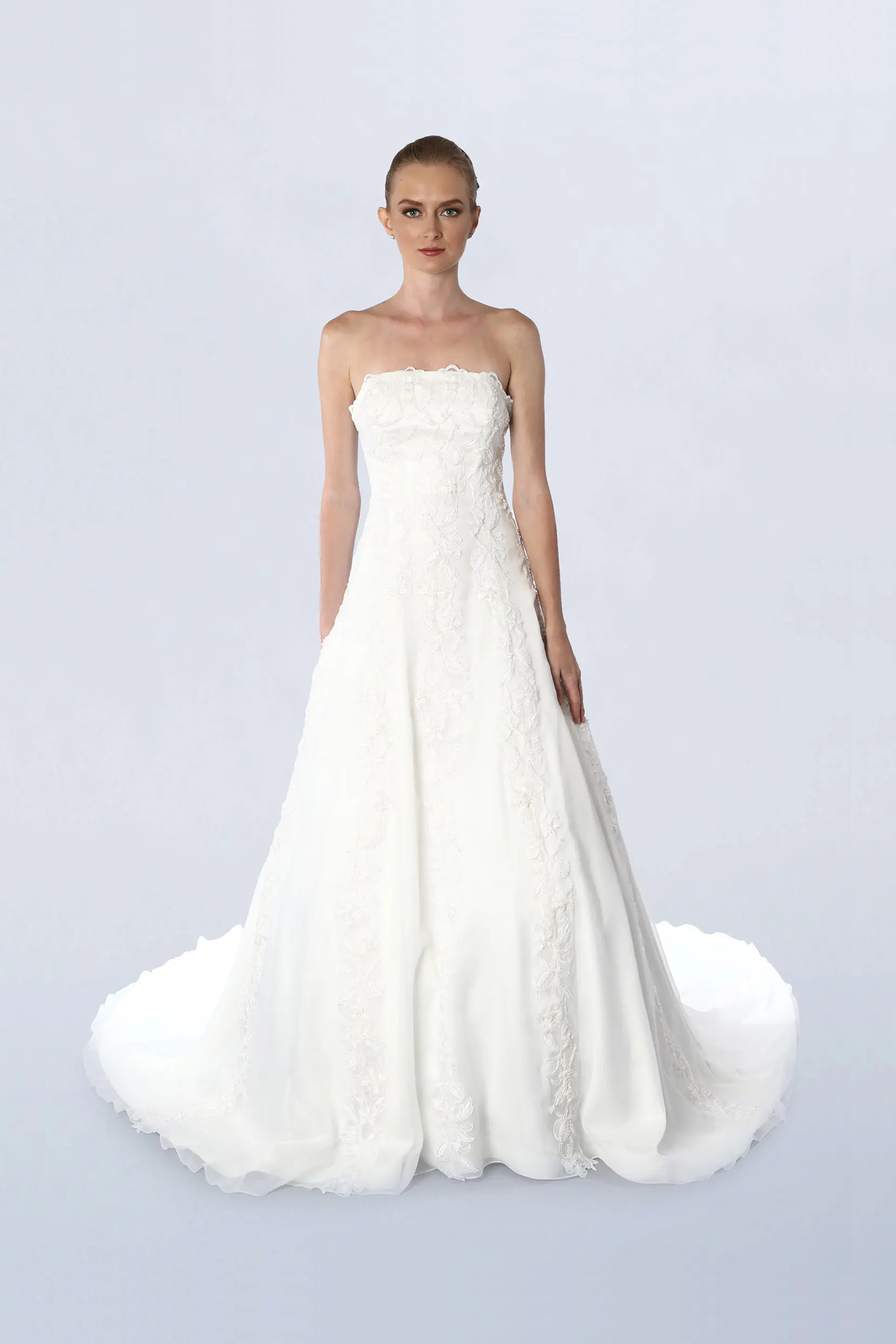 Off white ball gown