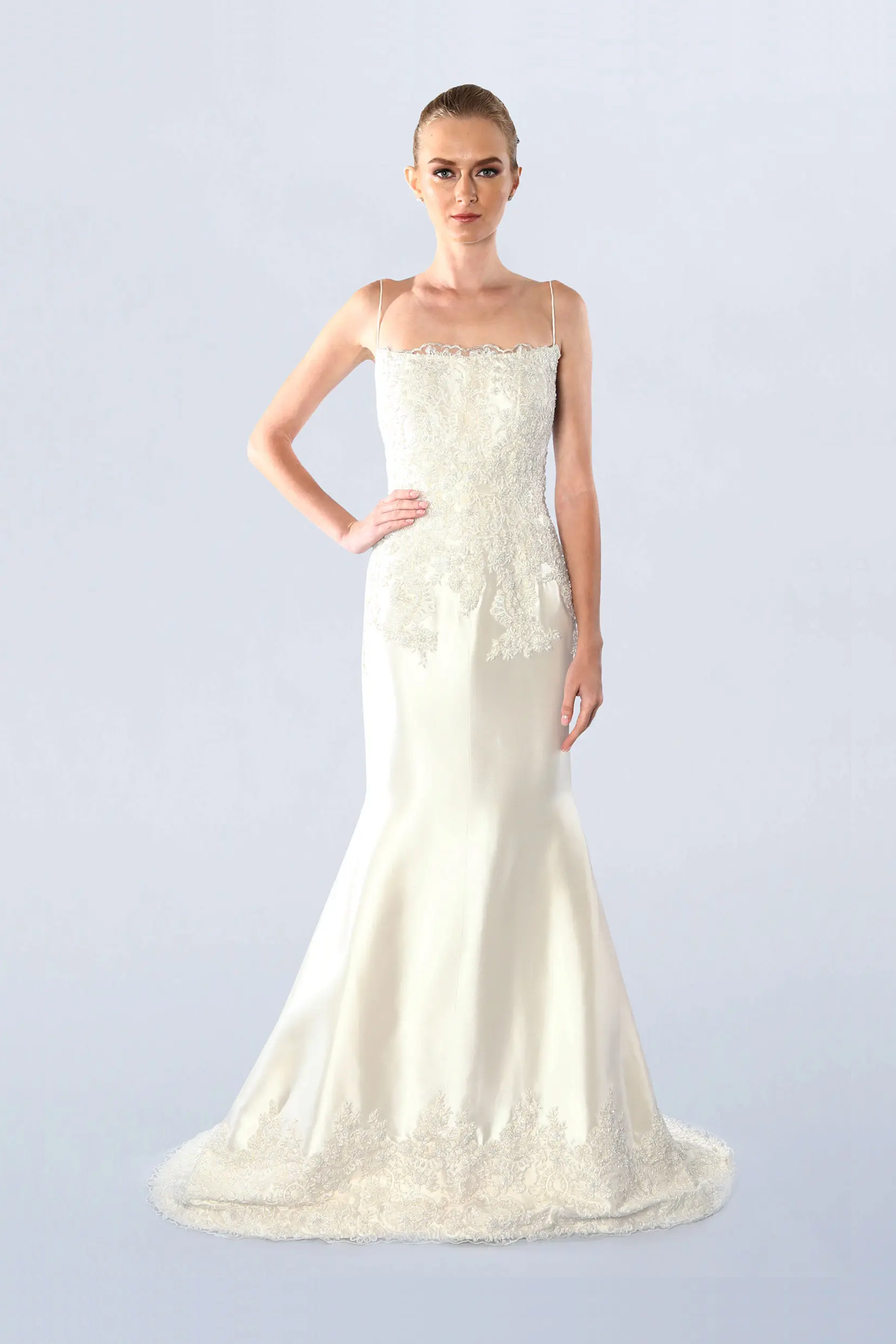 Ivory mermaid gown