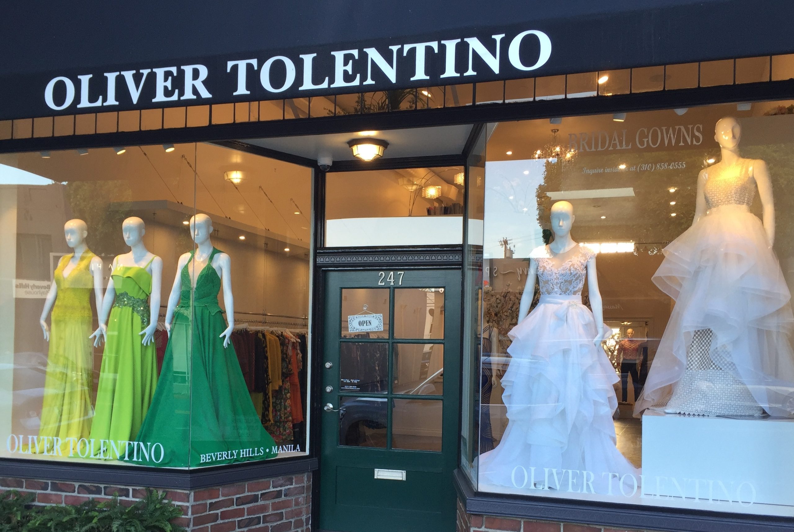 Oliver Tolentino Beverly Hills atelier exterior